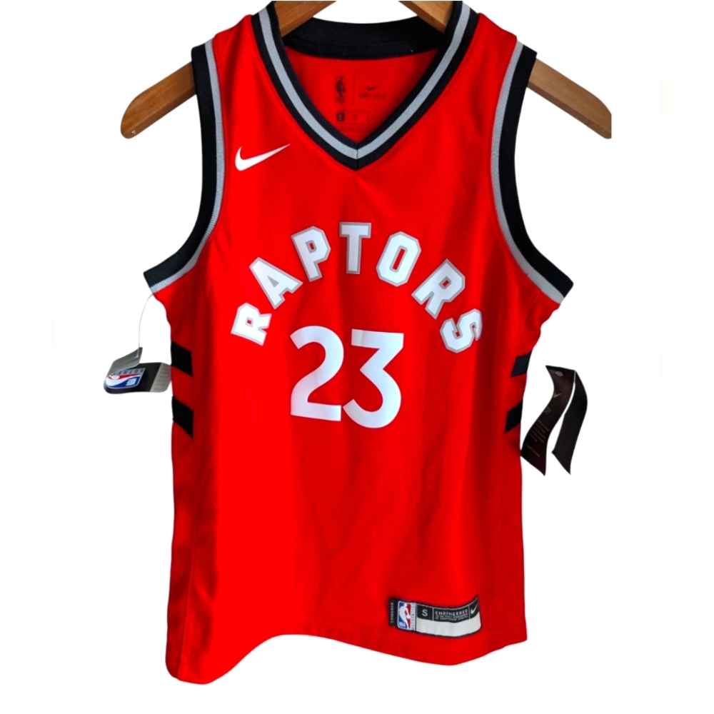 Toronto Raptors Youth Jersey - Small - Fred Vanvleet 23 - Nike - Black - New